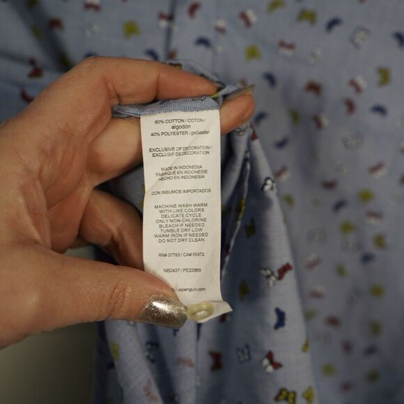 Penguin Mens Heritage Slim Fit Large Button Butterfly SF - Picture 3 of 6